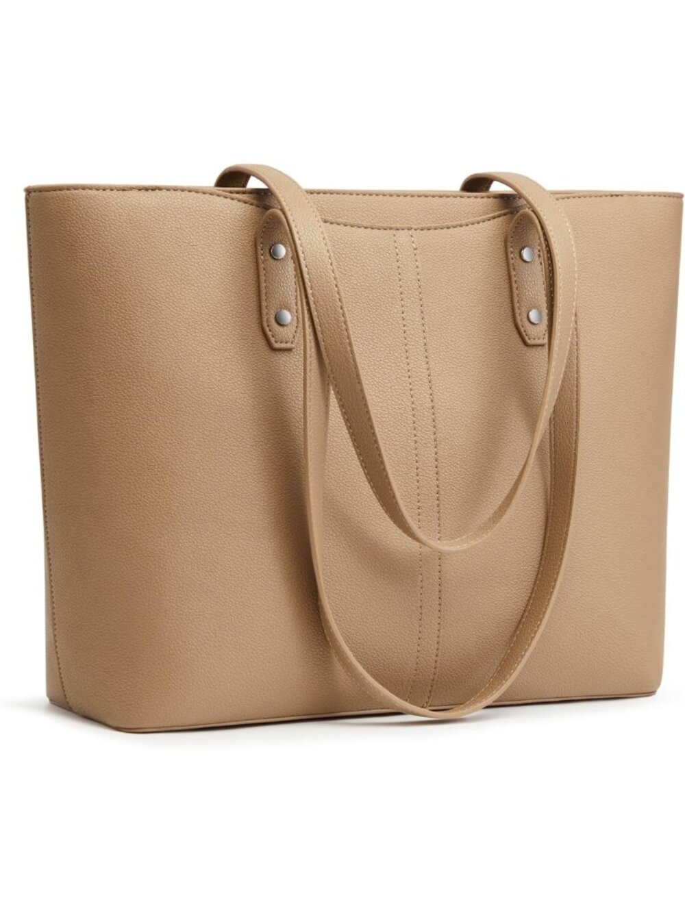 Stylish Large Tote Bag for Women - Versatile Work Purse with Luggage Strap